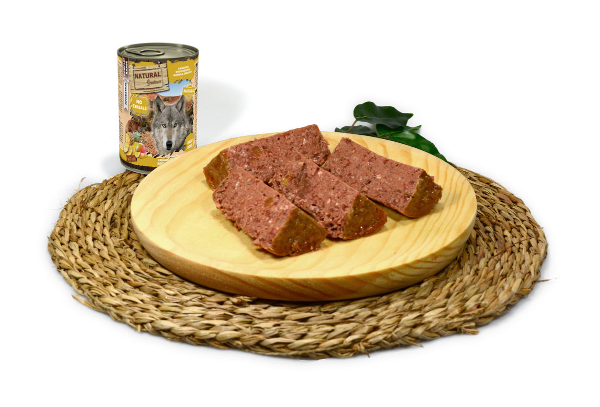 NATURAL GREATNESS Känguru mit Ananas, Mango & Spirulina (Set)