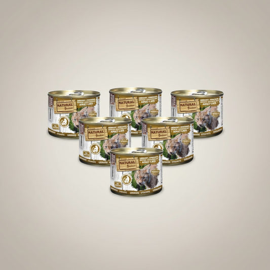 Lupiora Natural Greatness Urinary-Struvite Nassfutter Set für Katzen zur Unterstützung der Harnwege