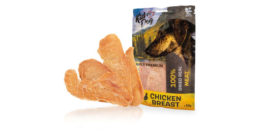 KIDDOG SUPER PREMIUM 100% Hühnerbrust, dünne Scheiben, 50 g