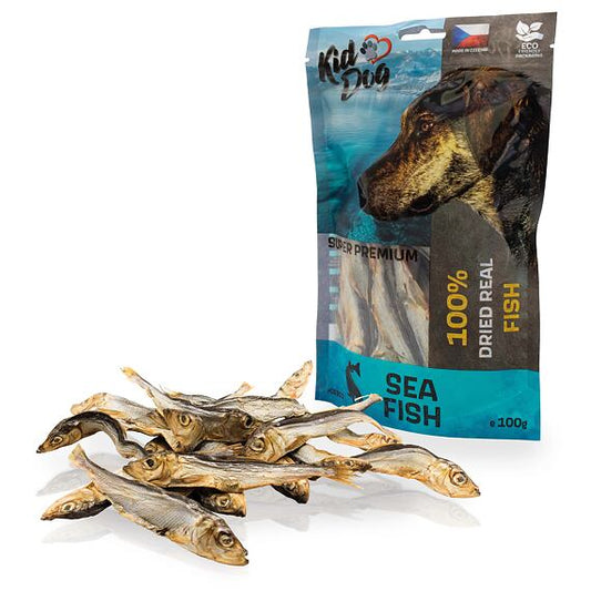 KIDDOG SUPER PREMIUM gefriergetrockneter Sea fish, Made in Europe, 100 g