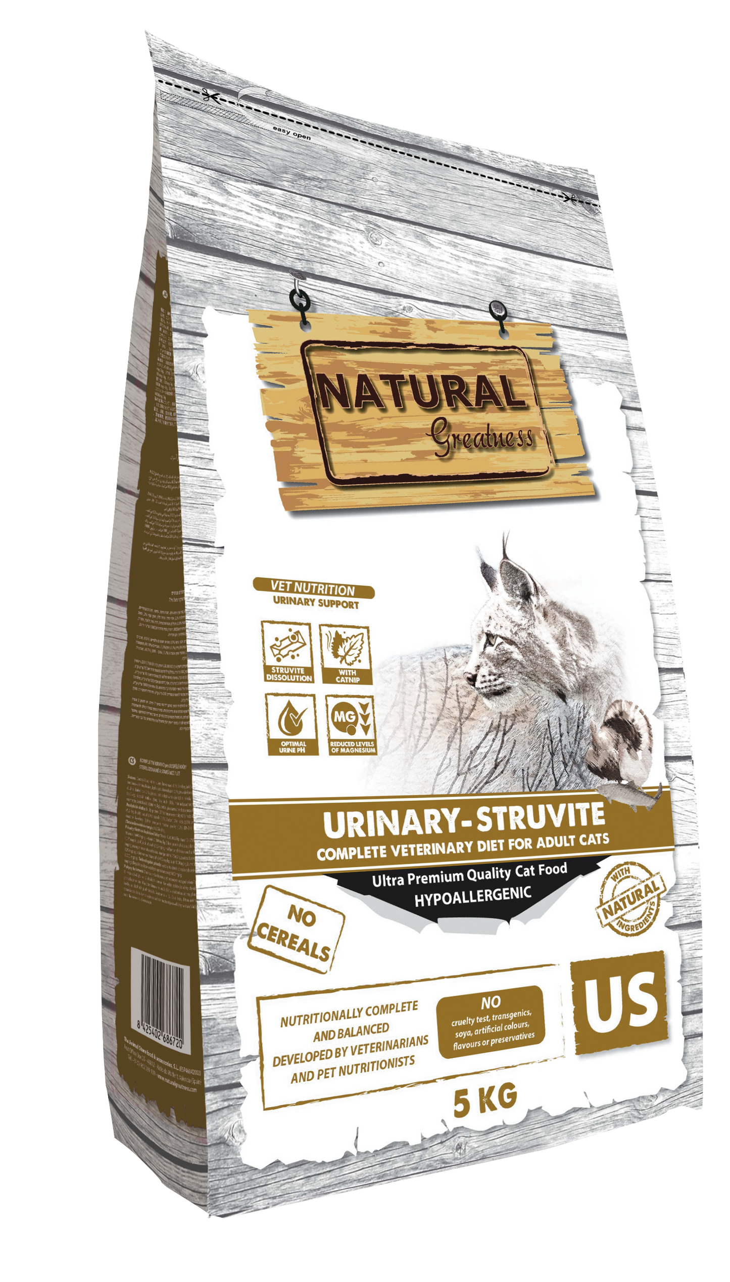 NATURAL GREATNESS Veterinär Diät Urinary-Struvite