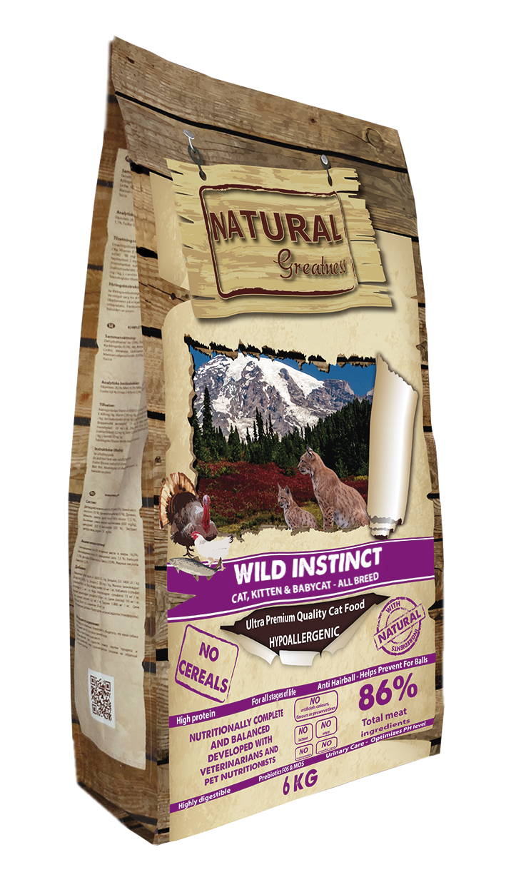 NATURAL GREATNESS "Wild Instinct Recipe" / Ultra Premium - Kätzchen/Baby - Alle Rassen