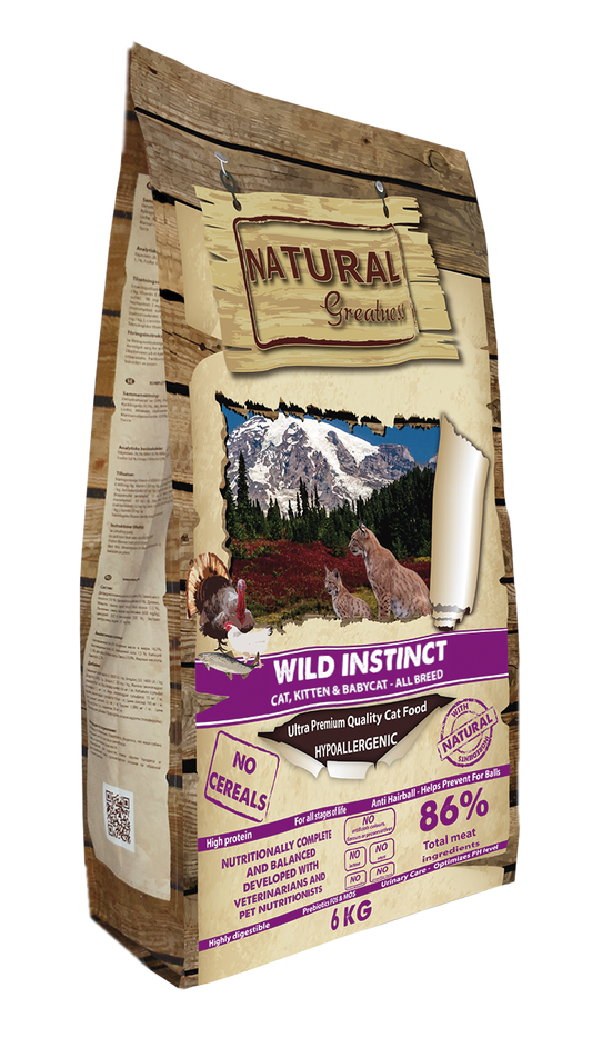 NATURAL GREATNESS "Wild Instinct Recipe" / Ultra Premium - Kätzchen/Baby - Alle Rassen