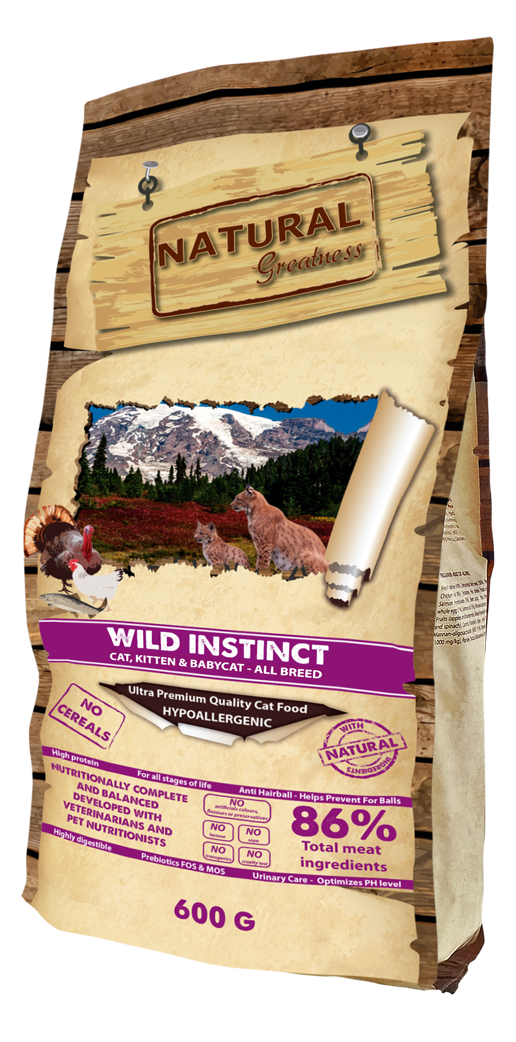NATURAL GREATNESS "Wild Instinct Recipe" / Ultra Premium - Kätzchen/Baby - Alle Rassen