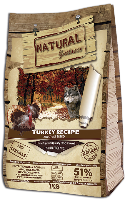 NATURAL GREATNESS Truthahn Rezeptur / Ultra Premium - Erwachsene - alle Rassen