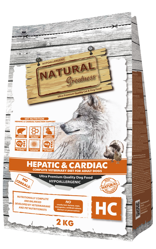Veterinary Diet Hepatic-Cardiac, 2 kg