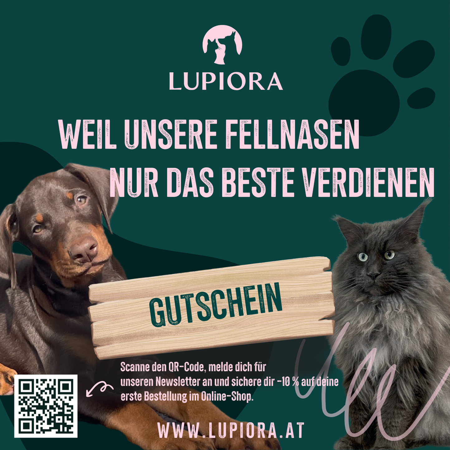 🐾 Lupiora Gutschein – Freude zum Aussuchen