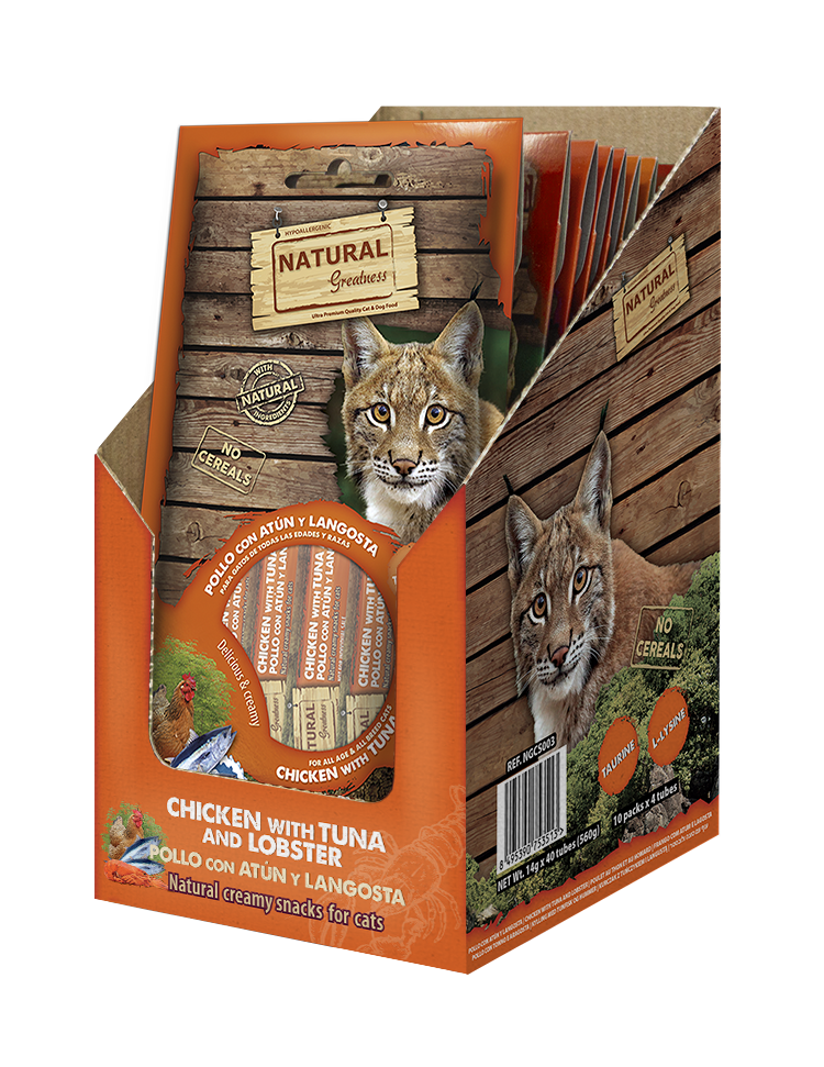 NATURAL GREATNESS Huhn-Thunfisch-Hummercreme - Unterstützung des Immunsystems, 56 g