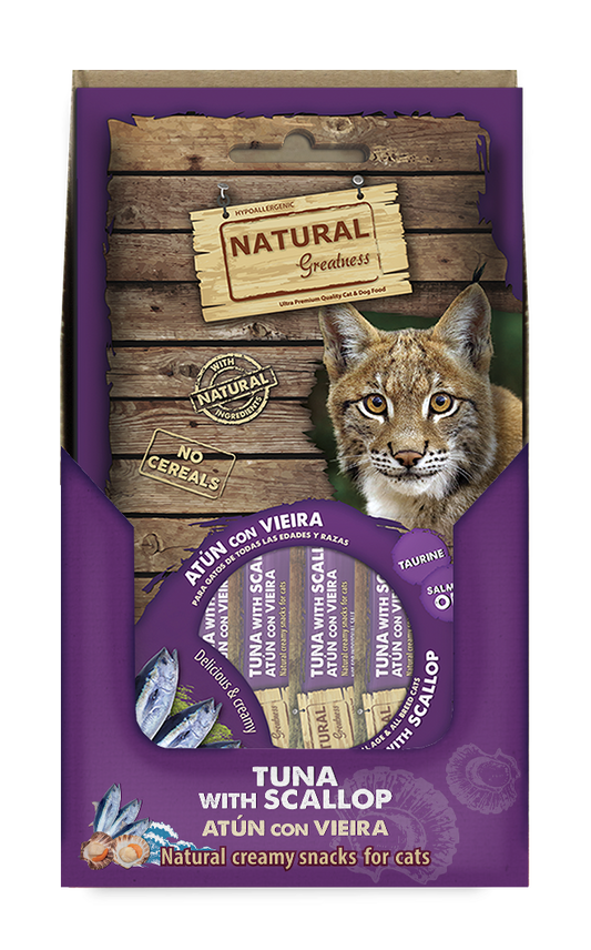 Thunfisch mit Jakobsmuschelcreme (mit DHA) - Cerebrale Unterstützung, 56 g