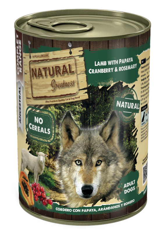 Lamb with Papaya, Cranberry and Rosemary