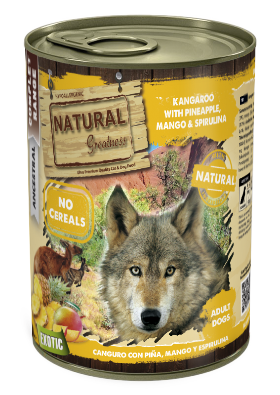 Kangaroo with Pineapple, Mango & Spirulina