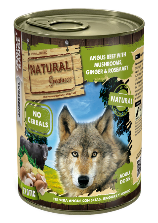 NATURAL GREATNESS Angus Rind mit Pilzen, Ingwer und Rosmarin (Set)