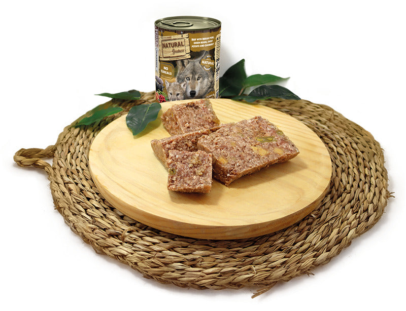 NATURAL GREATNESS Rindfleisch mit iberischem Schweinefleisch, Süßkartoffel und Preiselbeeren (Set)