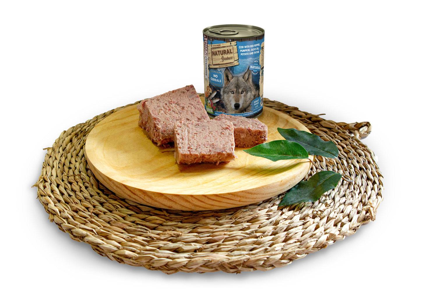 NATURAL GREATNESS Kabeljau mit Roter Paprika, Kürbis, Olivenöl, Kartoffeln und Thymian / Erwachsene-Leicht (Set)