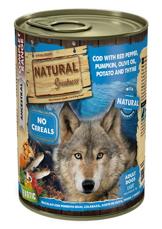 Cod with Red pepper, Pumpkin, Olive oil, Potato and Thyme / Adult-light