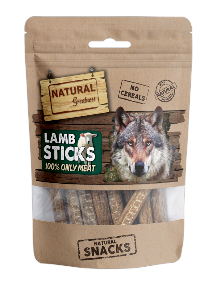 NATURAL GREATNESS Lammsticks, 100% Fleisch