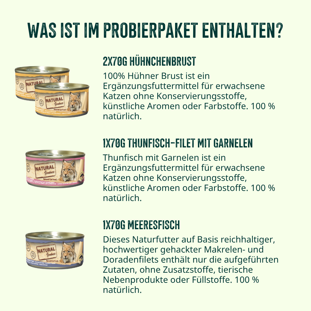 Bestseller Probierpaket Katze