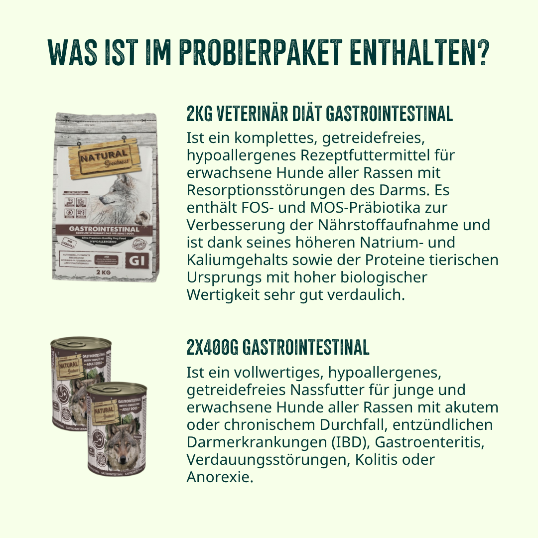 Magen & Darm Probierpaket Hund