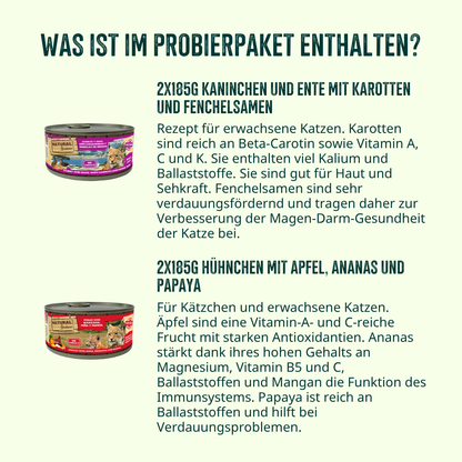 Nassfutter Probierpaket Katze