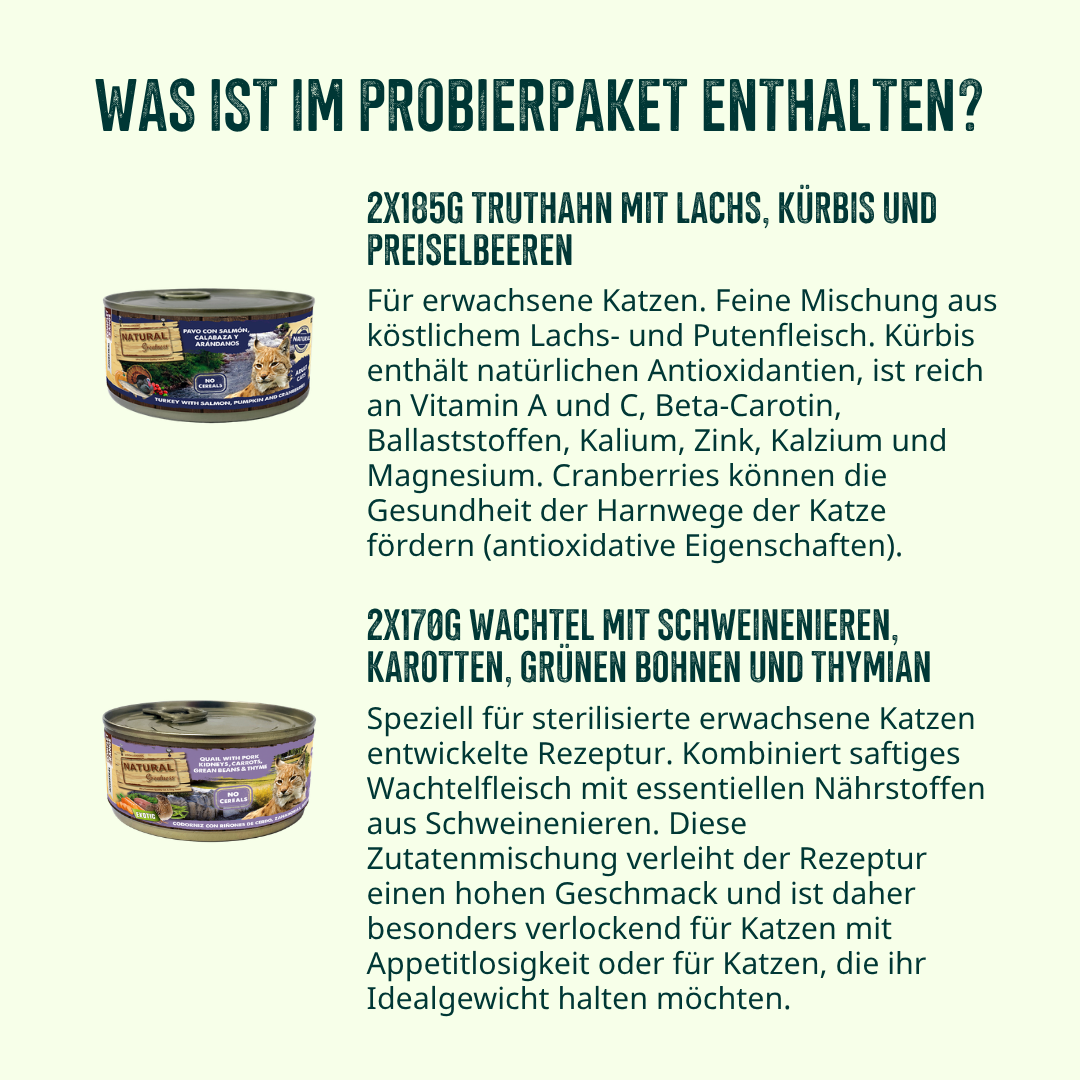 Nassfutter Probierpaket Katze
