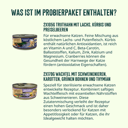 Nassfutter Probierpaket Katze