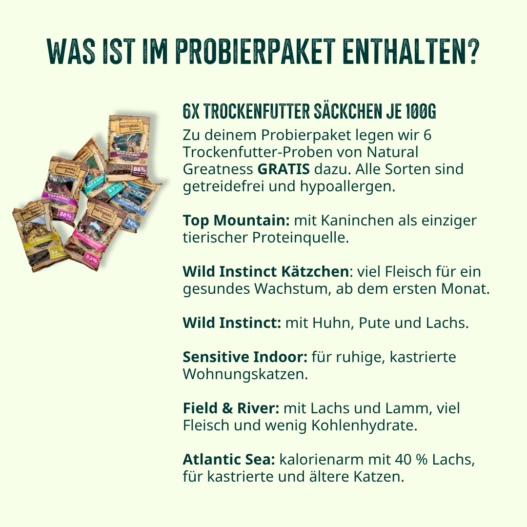 Bestseller Probierpaket Katze