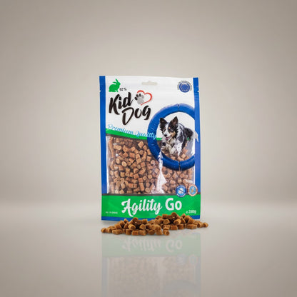 Lupiora Agility GO Hasenbricks: Getreidefreie Premium-Hundeleckerlis für Training und Belohnung in 250g Packung.
