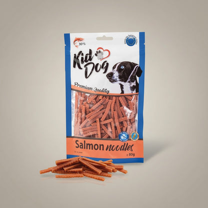 Lupiora weiche Lachsstreifen als schmackhafte Belohnung für kleine Hunde und Katzen in der 80g Packung