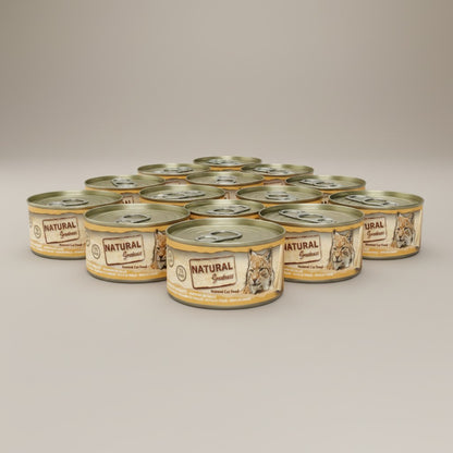 Lupiora NATURAL GREATNESS Hühnchenbrust Katzenfutter Set aus 100% natürlichem Hühnerfleisch in Dosen