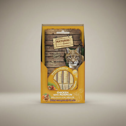 Lupiora Natural Greatness Huhn-Kürbiscreme Snack für Katzen zur Verdauungsunterstützung in 56g Packung