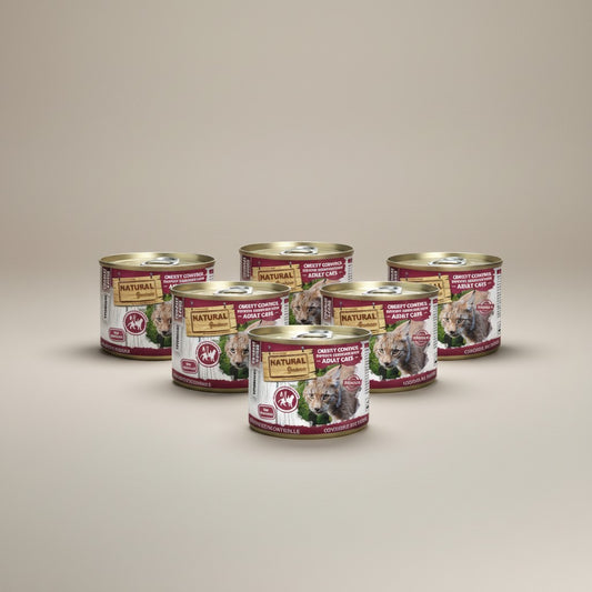 Lupiora Natural Greatness Diät-Nassfutter Set zur Gewichtskontrolle für Katzen bei Übergewicht und Diabetes
