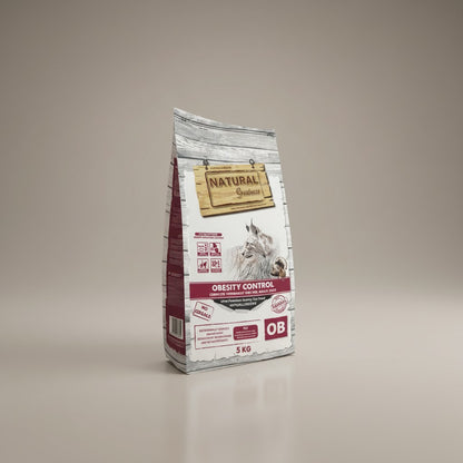 Lupiora Natural Greatness Obesity Control Diätfutter für übergewichtige Katzen, getreidefrei, 5 kg Beutel
