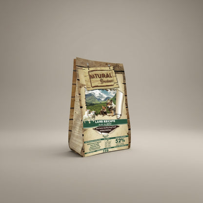 Lupiora Natural Greatness Lamm Trockenfutter für Hunde, getreidefrei und hypoallergen in 2kg Packung