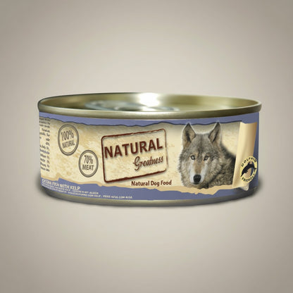 Lupiora Natural Greatness Nassfutter Dose mit Meeresfisch und Seetang für Hunde, hypoallergen und natürlich