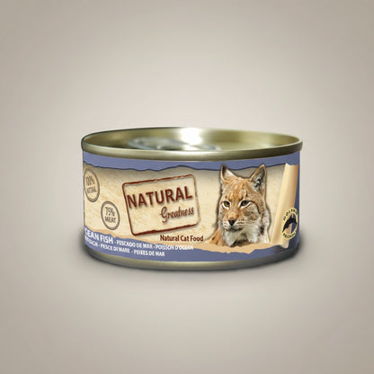 Lupiora Natural Greatness Meeresfisch Nassfutter für Katzen in der Dose mit Makrele und Dorade