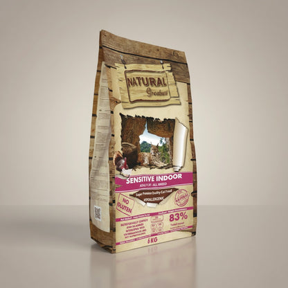 Lupiora Natural Greatness Sensitive Indoor Katzenfutter, hypoallergenes Trockenfutter für erwachsene Katzen, 6kg Beutel