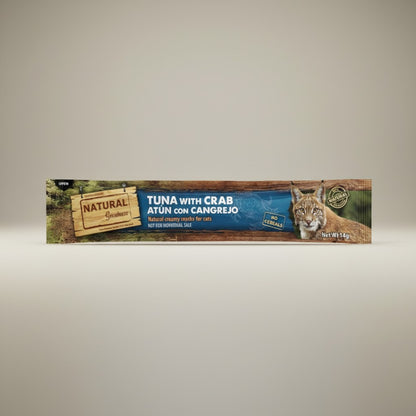 Lupiora Natural Greatness Thunfisch-Krabbencreme Snack für Katzen zur Unterstützung von Haut und Fell