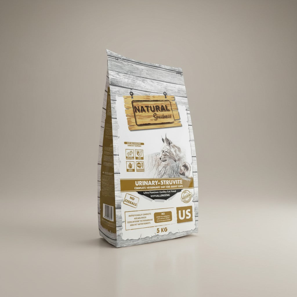 Lupiora Natural Greatness Urinary-Struvite Katzenfutter, getreidefrei, 5 kg Beutel für Harnwegsgesundheit