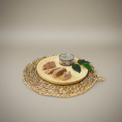 Lupiora Natural Greatness Nassfutter für sterilisierte Katzen mit Wachtel, Schweineniere, Karotten und grünen Bohnen.
