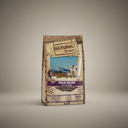 Lupiora Natural Greatness Wild Recipe getreidefreies Ultra-Premium Hundefutter für alle Rassen und Altersstufen