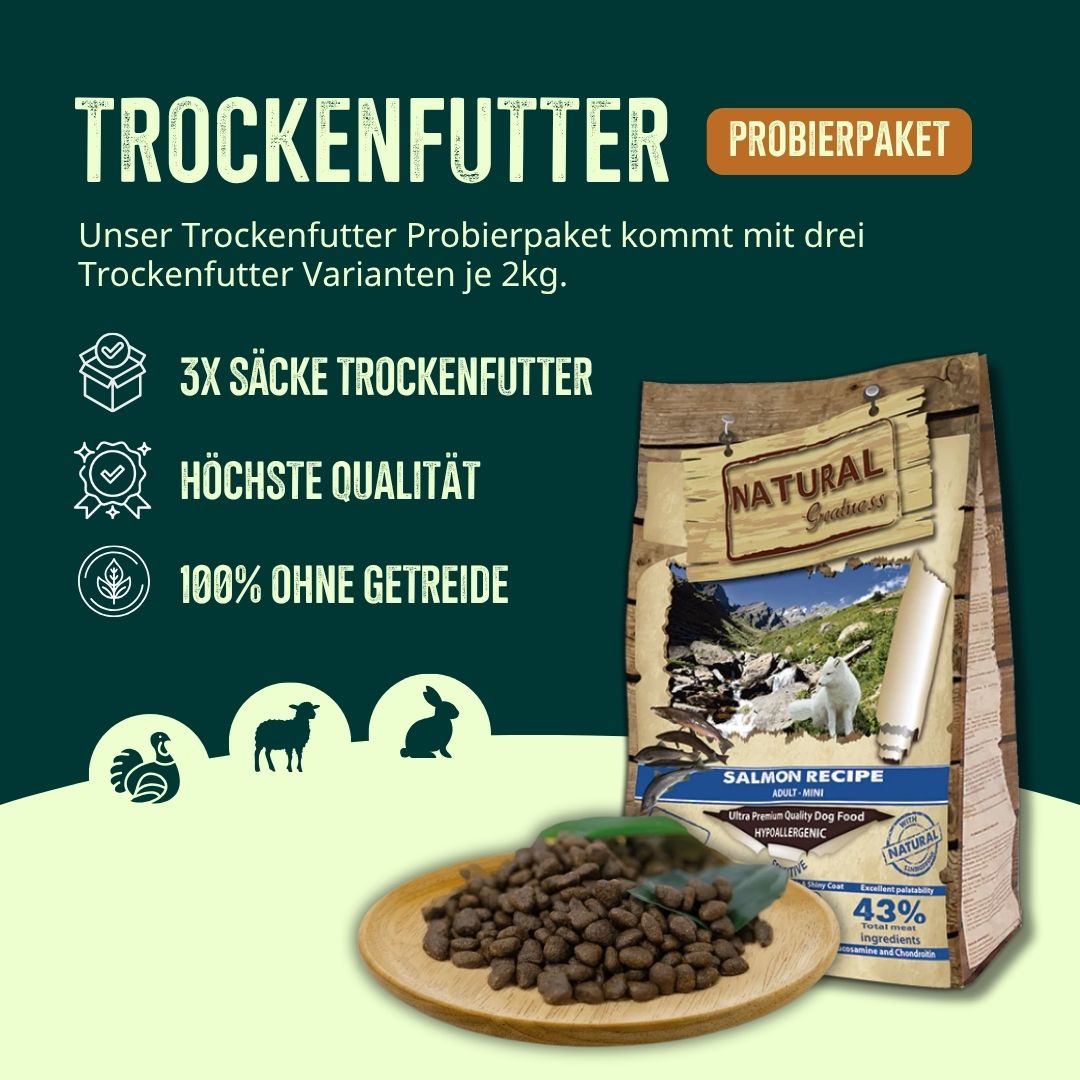 Trockenfutter Probierpaket