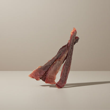 Lupiora KIDDOG getreidefreie Rinderzungen-Leckerlis für Hunde, dünne Scheiben aus 100% Rindfleisch
